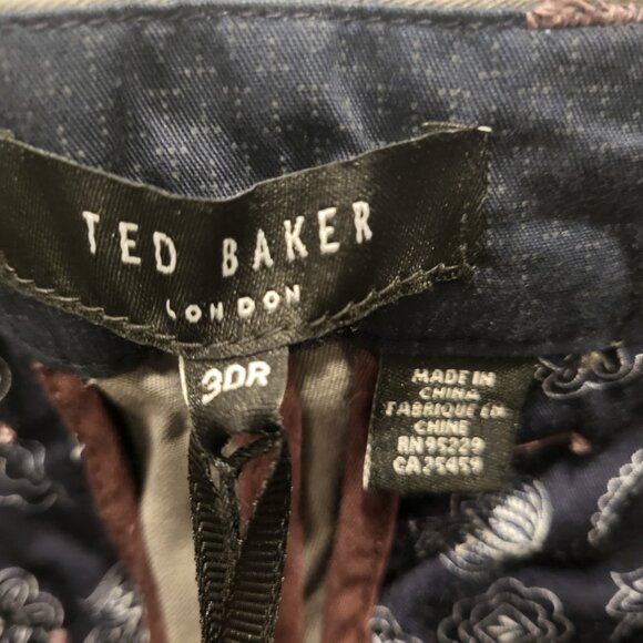 Ted Baker Men's Chino Cotton Stretch Pants Size 30 - Picture 9 of 14